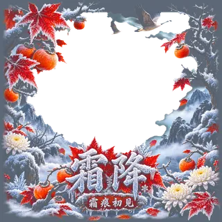霜降相框